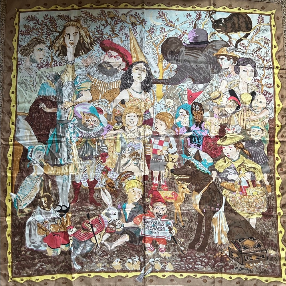 Hermes Fairytale’s Silk Scarf